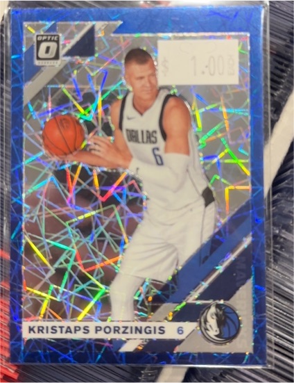 2019-20 Panini Donruss Optic #36 Kristaps Porzingis — front