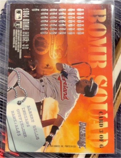1995 Donruss Bomb Squad #3 Matt Williams — front