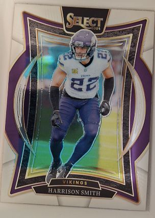 2024 Panini Select Concourse Silver Prizm Die-Cut #59 Harrison Smith — front