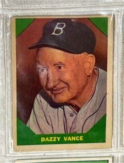 1960 Fleer Baseball Greats #51 Dazzy Vance — front