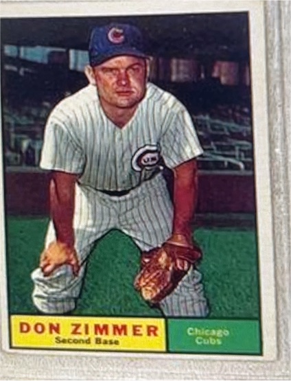 1961 Topps #493 Don Zimmer — front