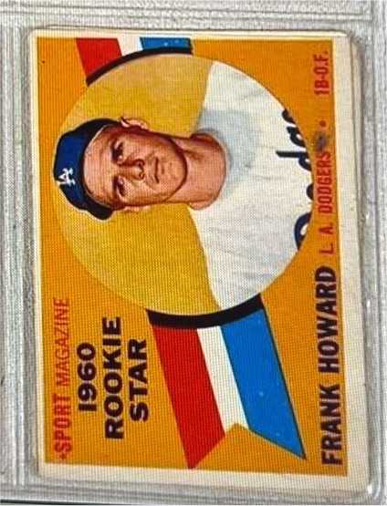 1960 Topps #132 Frank Howard Rookie Star — front