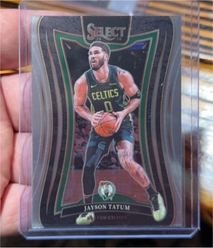 2024-25 Panini Select Mezzanine Level #307 Jayson Tatum — front