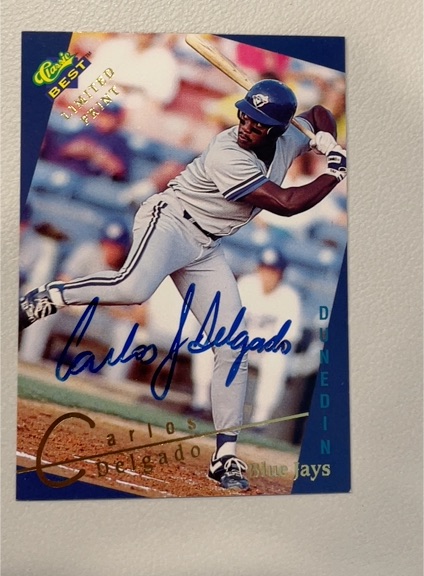 1993 Classic Best Gold #5 Carlos Delgado — front