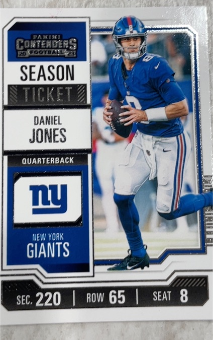 2023 Panini Contenders #75 Daniel Jones — front