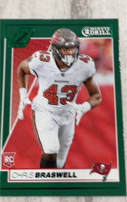 2024 Panini Zenith #120 Chris Braswell Two Minute Drill — front