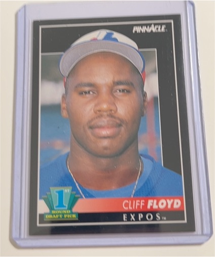 1992 Pinnacle #296 Cliff Floyd — front