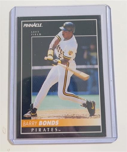 1992 Pinnacle #500 Barry Bonds — front