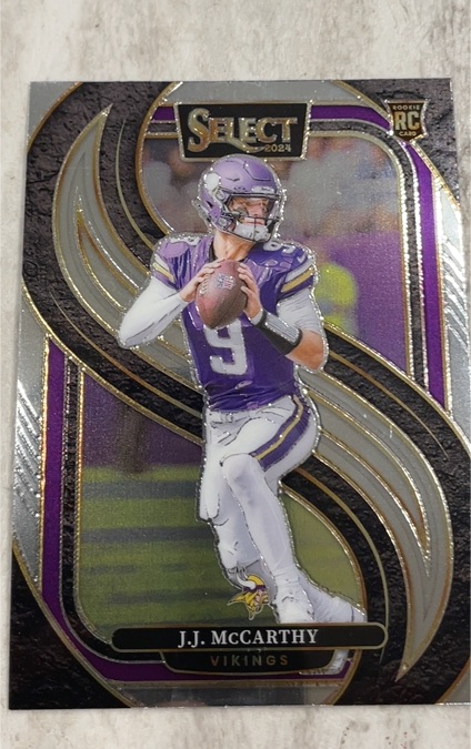 2024 Panini Select Premier Level #134 J.J. McCarthy — front