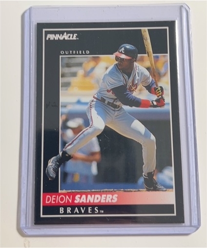 1992 Pinnacle #170 Deion Sanders — front