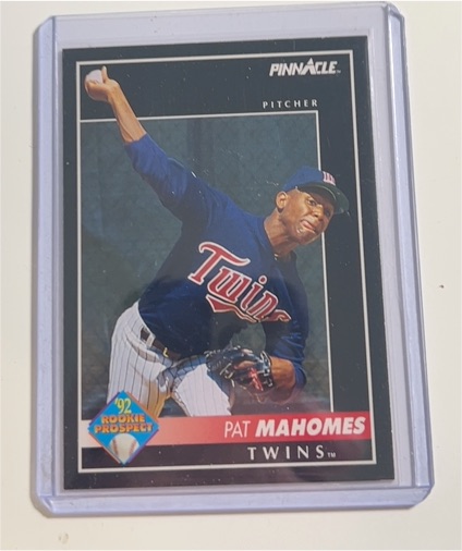 1992 Pinnacle #472 Pat Mahomes — front