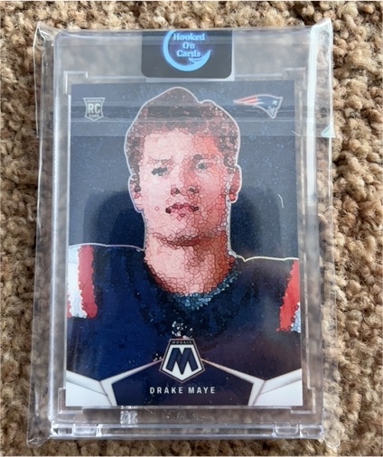 2024 Panini Mosaic #MM-DME Drake Maye — front