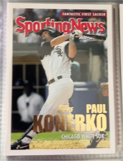 2005 Topps #356 Paul Konerko — front