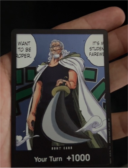 One Piece Card Game OP12 Don!! Card Silvers Rayleigh Legacy of the Master — front