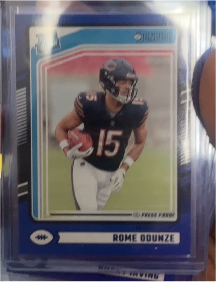 2024 Panini Donruss #309 Rome Odunze Rated Rookie Chicago Bears — front