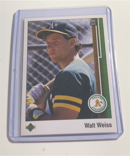 1989 Upper Deck #374 Walt Weiss — front