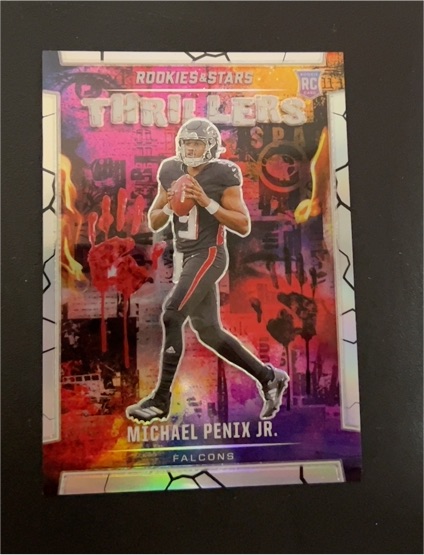 2024 Panini Rookies & Stars Thrillers #T-MPJ Michael Penix Jr. — front