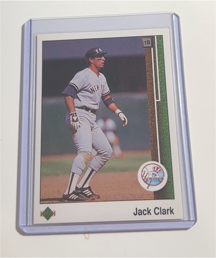 1989 Upper Deck #1B Jack Clark — front