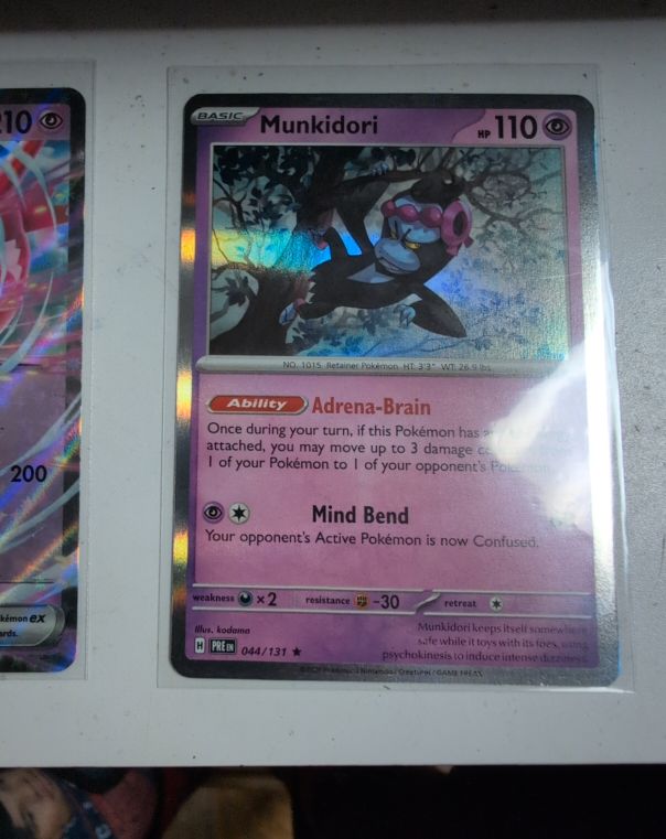 2025 Pokémon Prismatic Evolutions #044 Munkidori — front