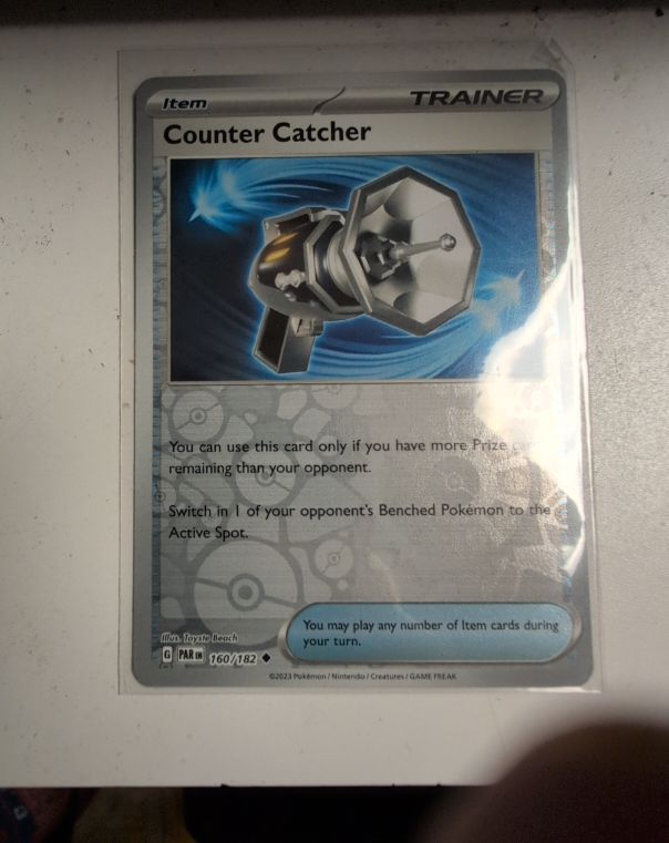 2023 Pokémon SV04: Paradox Rift #160 Counter Catcher — front