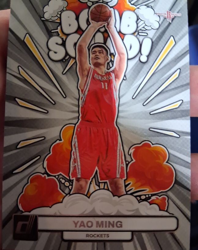 2023-24 Panini Donruss #18 Yao Ming Bomb Squad — front