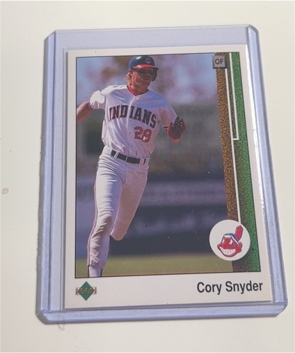 1989 Upper Deck #170 Cory Snyder Cleveland Indians — front