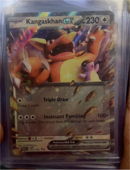 2023 Pokémon Scarlet & Violet 151 #115 Kangaskhan ex — front