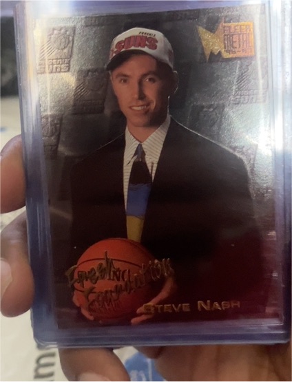1996-97 Fleer Metal #138 Steve Nash Fresh Foundation Rookie — front