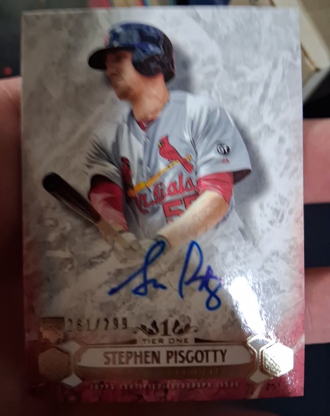 2016 Topps Tier One #S16 Stephen Piscotty — front