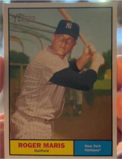 1982 Renata Galasso 1961 World Champions #1 Roger Maris — front