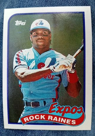 1989 Topps #560 Rock Raines — front