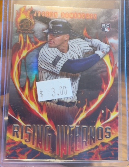 2024 Bowman #RI-2 Jasson Dominguez Rising Infernos — front