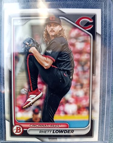 2024 Bowman Draft #BD-23 Rhett Lowder — front