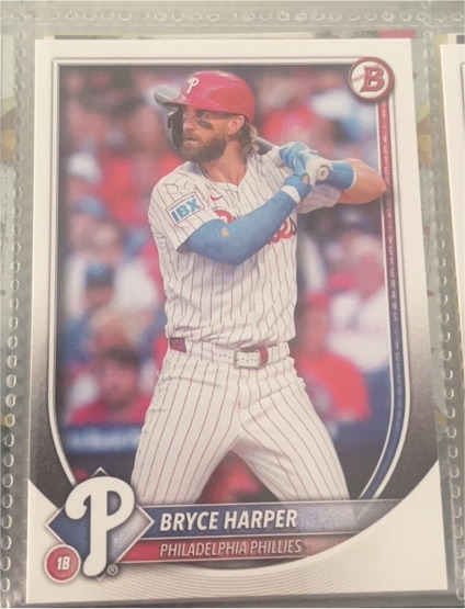 2025 Bowman #3 Bryce Harper — front
