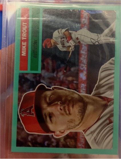 2023 Topps Archives #1 Mike Trout — front