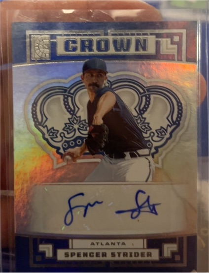 2022 Panini Capstone Crown #C-SS Spencer Strider — front