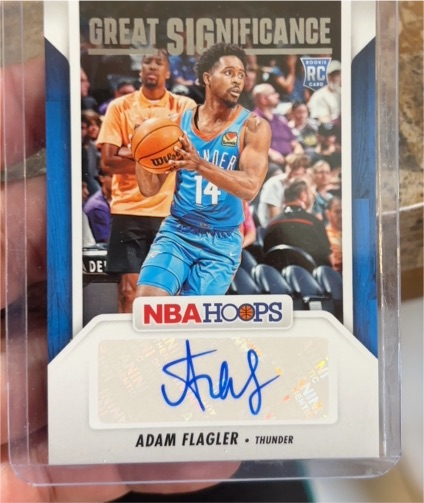 2024-25 Panini NBA Hoops Great Significance #GS-AFT Adam Flagler — front