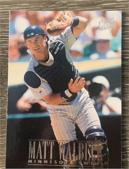 1996 Fleer Ultra #97 Matt Walbeck — front