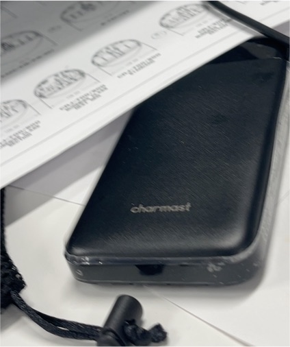Charmast Portable Power Bank — front