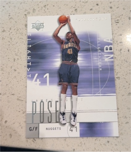 2001-02 Upper Deck Flight Team #41 James Posey — front