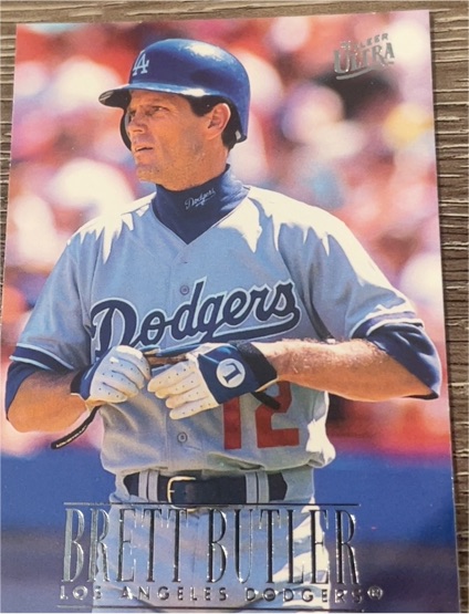 1995 Fleer Ultra #12 Brett Butler — front