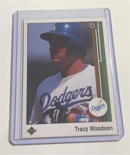 1989 Upper Deck #108 Tracy Woodson — front