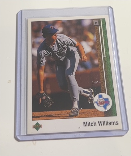 1989 Upper Deck #95 Mitch Williams — front