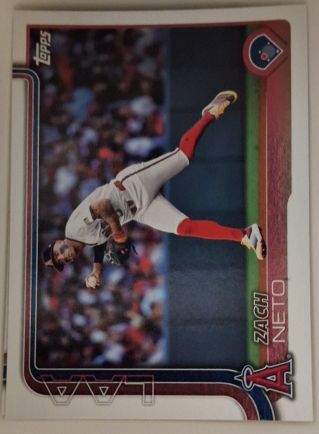 2025 Topps #282 Zach Neto — front