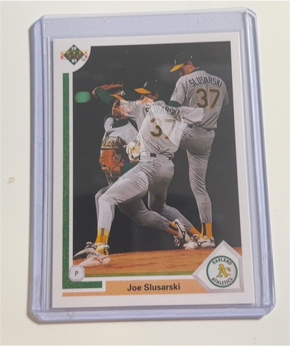 1991 Upper Deck #777 Joe Slusarski — front