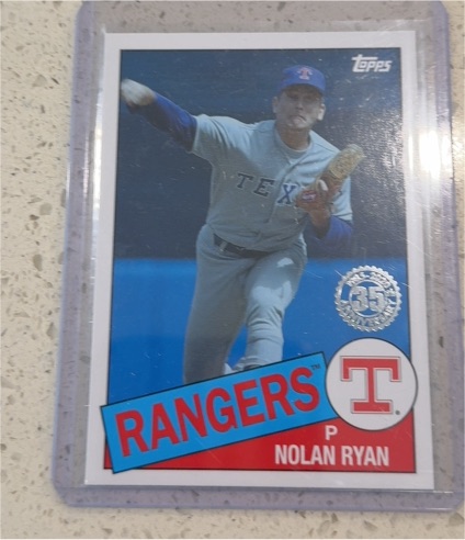 2020 Topps Update 1985 35th Anniversary #85TB-44 Nolan Ryan — front