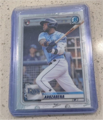 2020 Bowman Chrome #11 Randy Arozarena — front