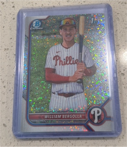 2022 Bowman Chrome #BCP-159 William Bergolla — front