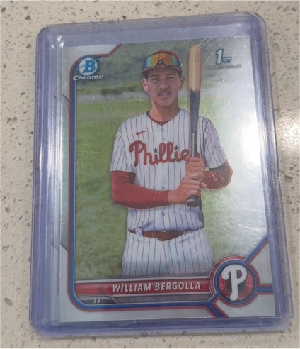 2022 Bowman Chrome #BCP-159 William Bergolla — front