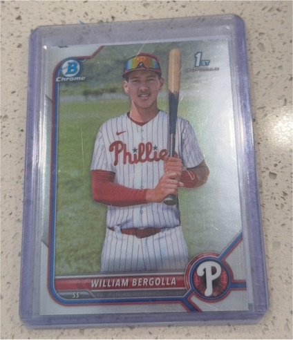 2022 Bowman Chrome #BCP-159 William Bergolla — front
